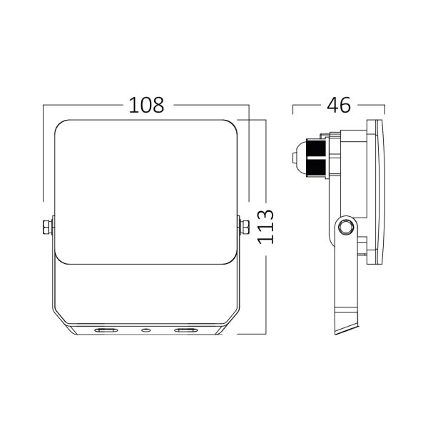 LED VANJSKI BIJELI REFLEKTOR 10 W 3U1 - Image 2