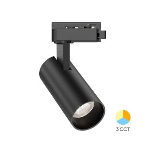 Šinski reflektor LED CRNI  15 w COB za poslovne prostore 3u1, CCT