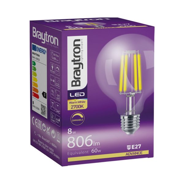 Dimabilna LED sijalica 8W E27 - Image 3
