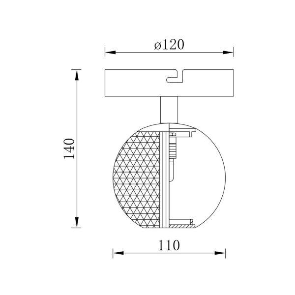 Zidna lampa 1xG9 - Image 3