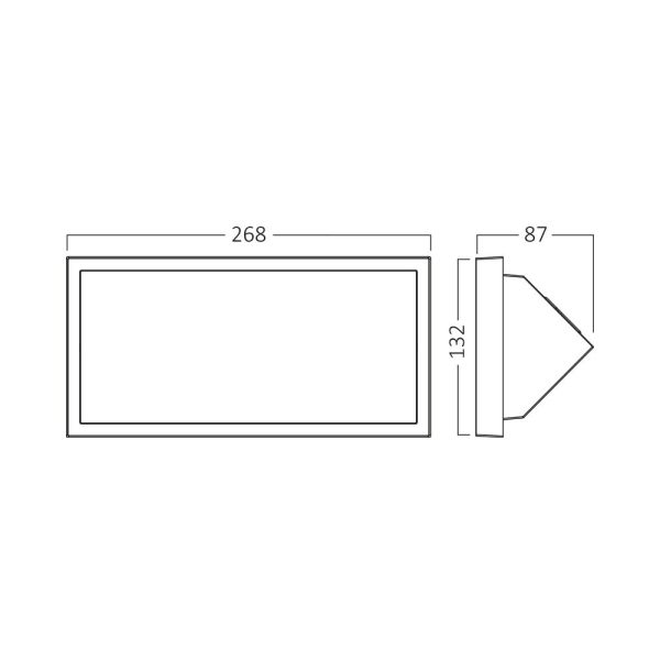 Vanjska zidna LED svjetiljka 20W - Image 5