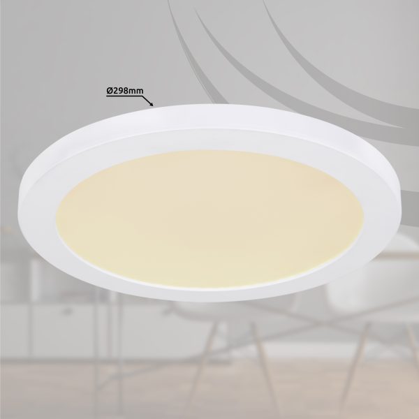 LED plafonjera 24W/bijela- globo - Image 2