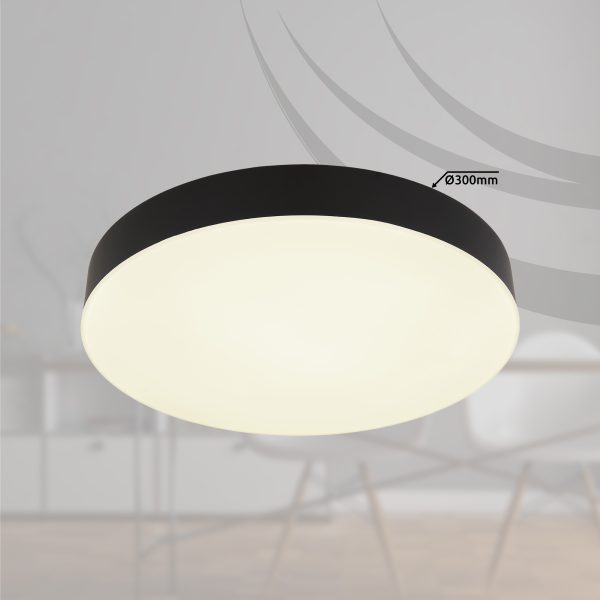 LED plafonjera 24W/crna- globo - Image 6