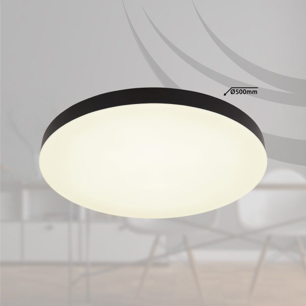 LED plafonjera 50W/crna- globo - Image 7