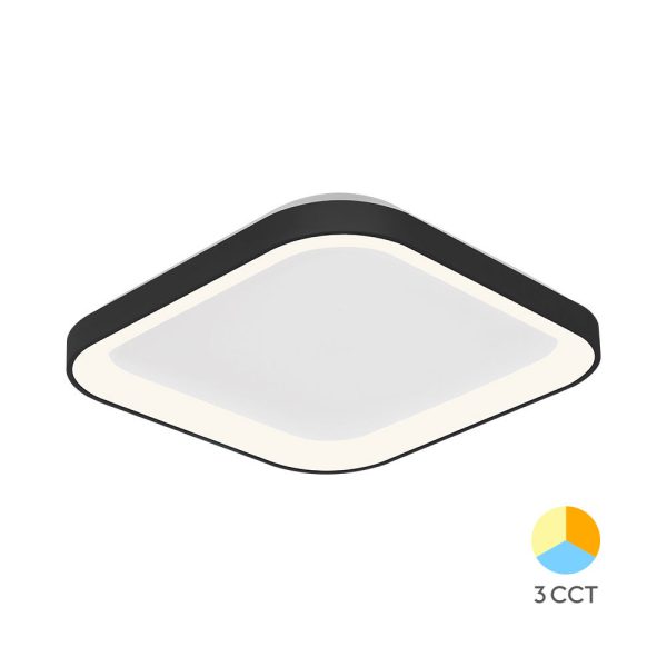 Kockasta plafonjera 36W
