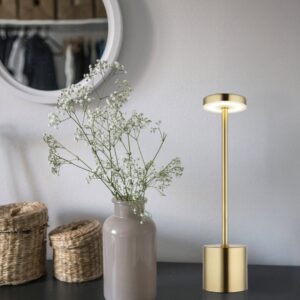 LED stolna lampa na USB punjene- zlatna