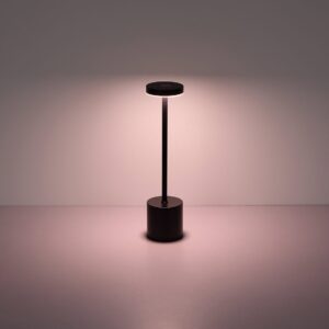LED stolna lampa na USB punjenje CCT- crna