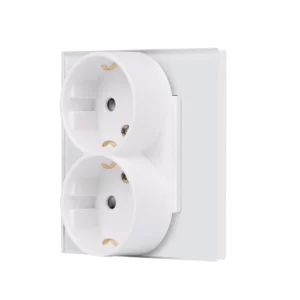 TECH WAVE dupla utičnica sa okvirom