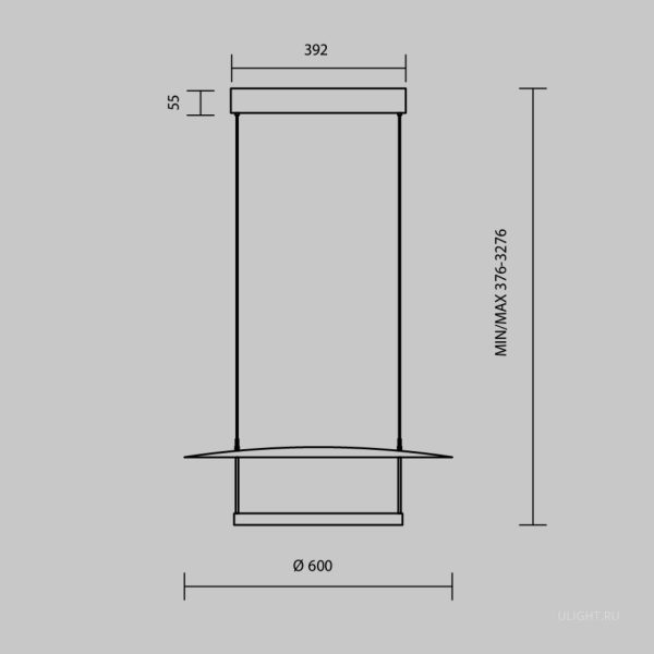 Maytoni LED visilica 30W - Image 3