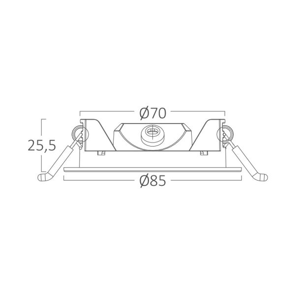 Ugradbeni panel CCT 3W- crni - Image 5