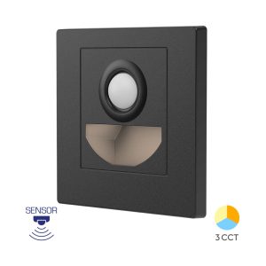 Zidna lampa sa senzorom za stepenice CCT 1,5W- crna