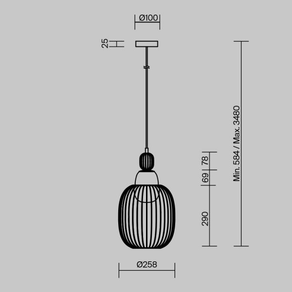 Maytoni visilica 40W - Image 4