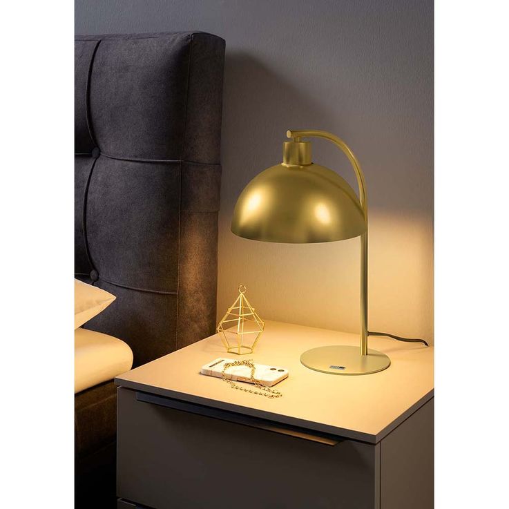 Stolna lampa zlatna 1xe27 - Image 2