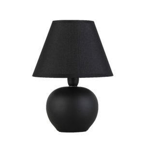 Stolna lampa 1xE14- crna