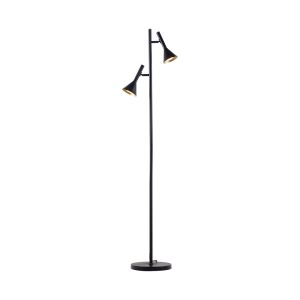 Podna lampa 2xGU10- metal/crna