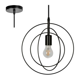 Visilica 1xE27 MG- crna