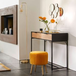 Podna lampa MG 1xE27- zlatna