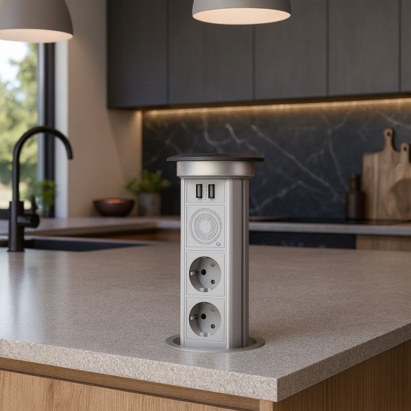 Livolo Smart izvlačna utičnica s Bluethoot Zvučnikom (Wireless)