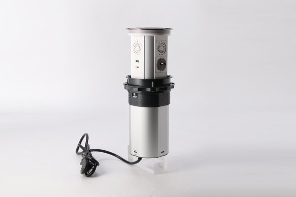 Automatska izvlačna utičnica 3EU+USBA/C+4BT+QI+WI-FI stakleni vrh - Image 2