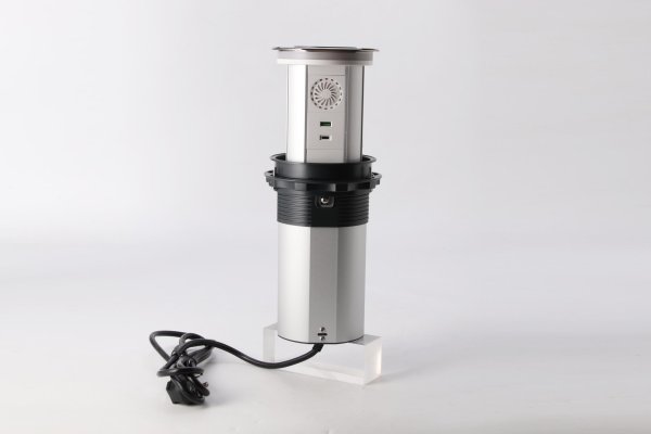 Automatska izvlačna utičnica 6EU+2USBA/C+4BT+QI+WI-FI stakleni vrh - Image 4