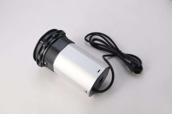 Automatska izvlačna utičnica 6EU+2USBA/C+4BT+QI+WI-FI stakleni vrh - Image 2