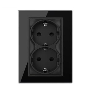 LIVOLO dupla utičnica- crna