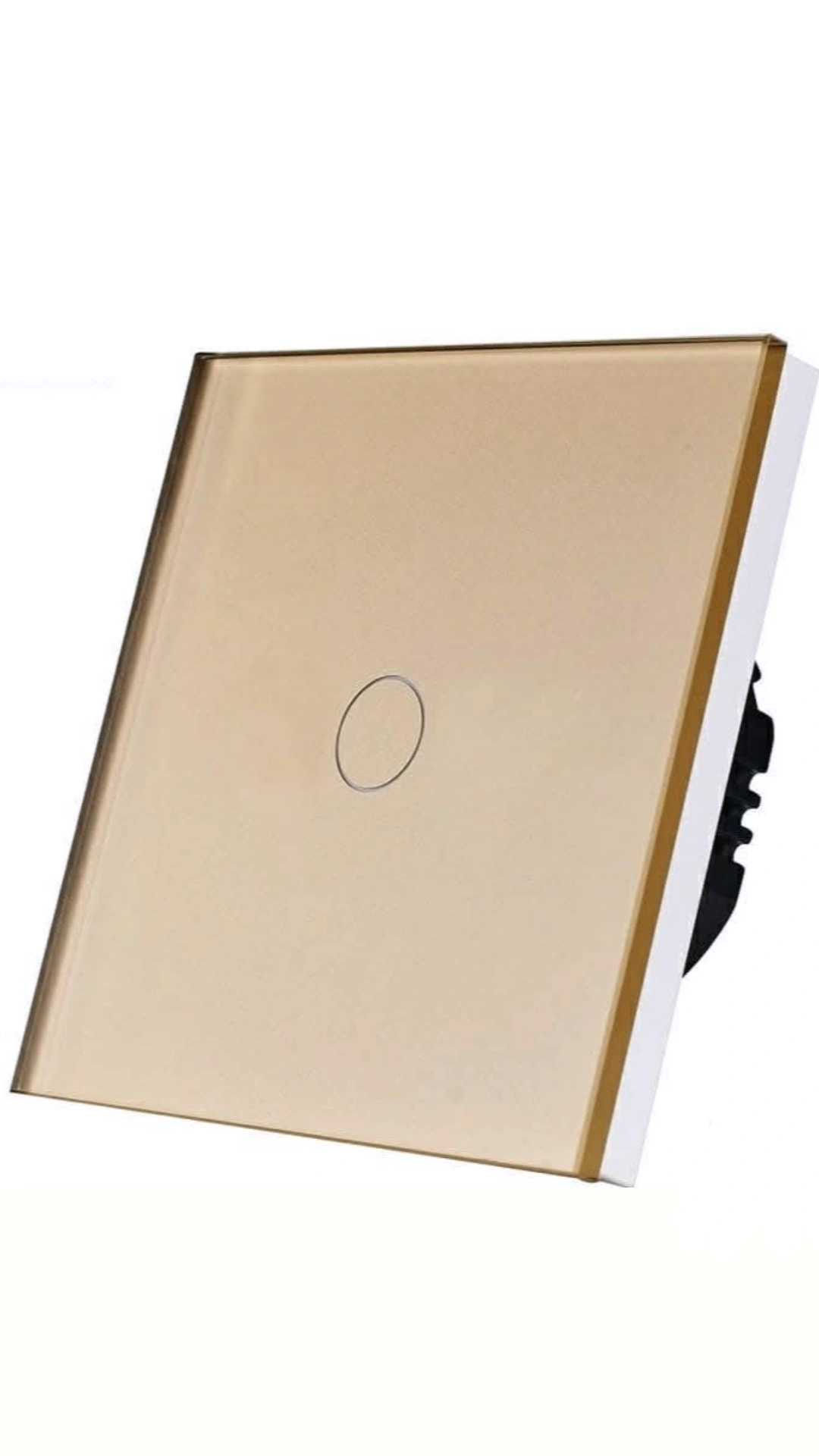TECH WAVE touch jednopolni prekidač- zlatna(komplet- baza i panel)
