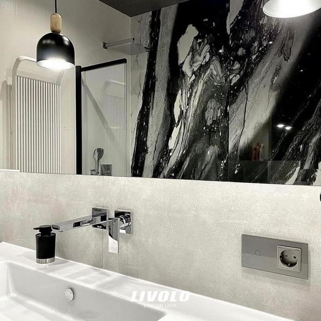 LIVOLO smart dvopolni(serijski) izmjenični prekidač- siva (komplet- baza i panel) - Image 10