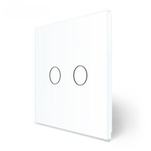LIVOLO smart dvopolni(serijski) izmjenični prekidač- bijela (komplet- baza i panel)