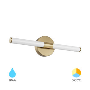 LED zidna lampa 7W/3u1- zlatna (za ogledalo)