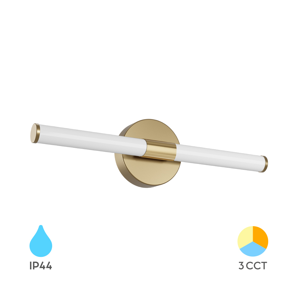 LED zidna lampa 7W/3u1- zlatna (za ogledalo)