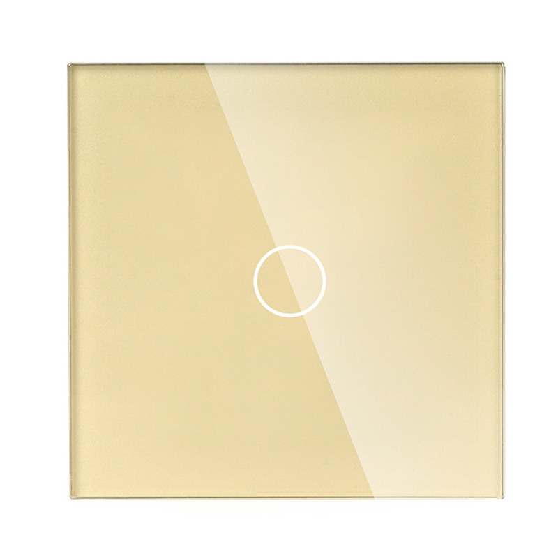 TECH WAVE touch jednopolni prekidač- zlatna(komplet- baza i panel) - Image 3