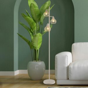 Podna lampa 3xE14- bijela