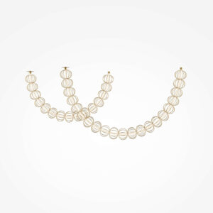 Maytoni LED luster 117W 3000K- zlatna