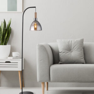 Podna lampa GB 1xE27- crna mat