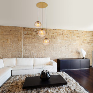 Luster 3xE27 GB- zlatna