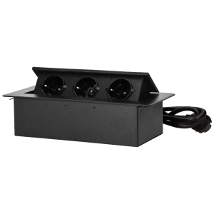 Ugradbena potezna 3xSHUKO utičnica sa kablom