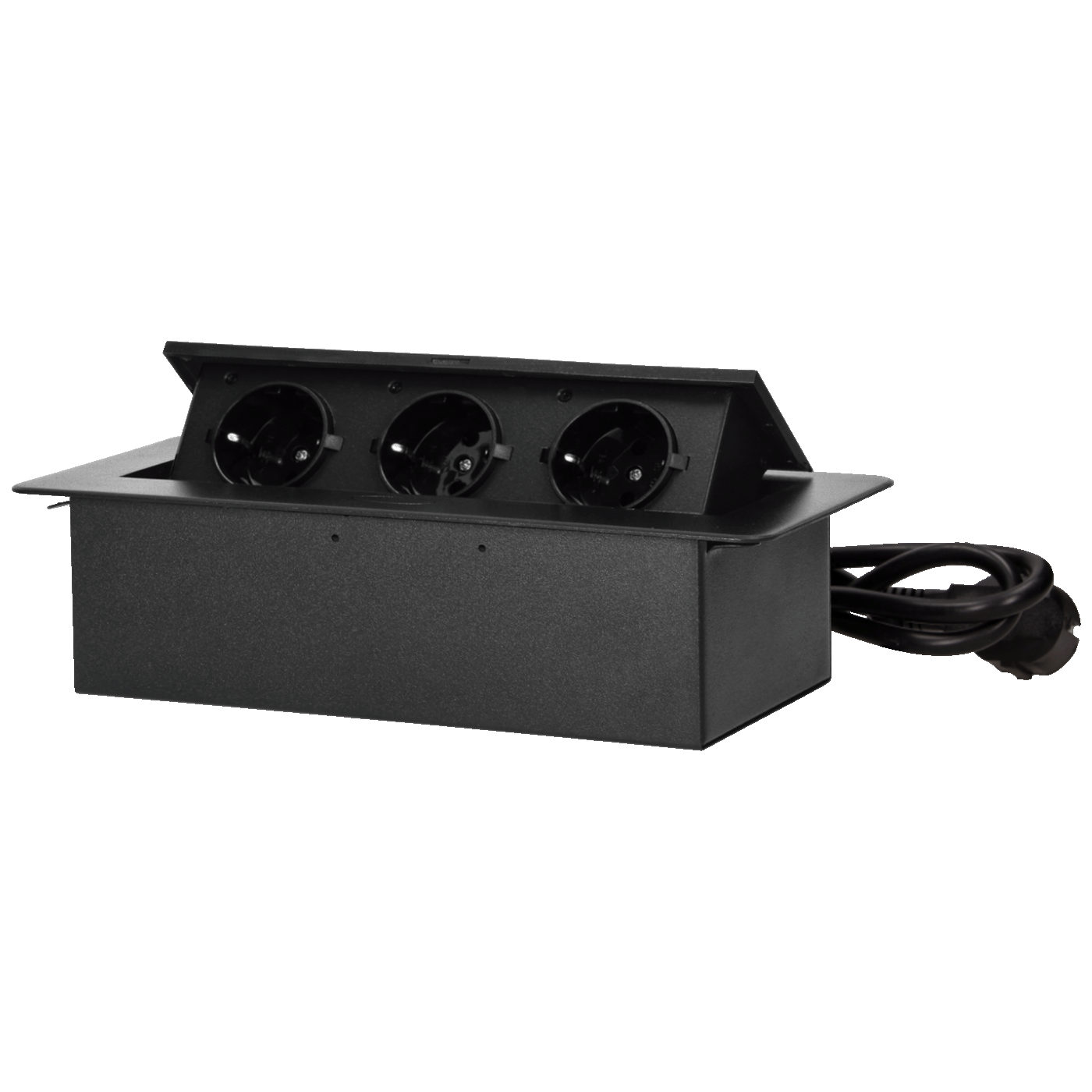 Ugradbena potezna 3xSHUKO utičnica sa kablom