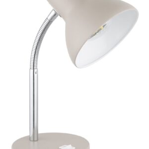 Stolna lampa 1xE27- bež/bijela