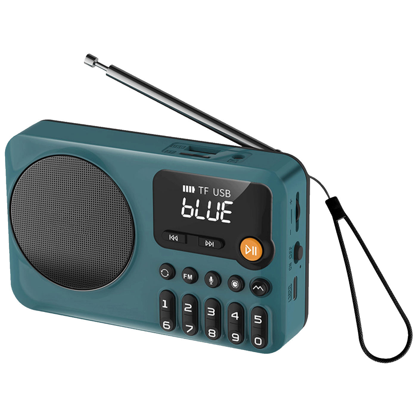 Zvučnik bežični, FM radio, Bluetooth, USB, TF Card - Image 2