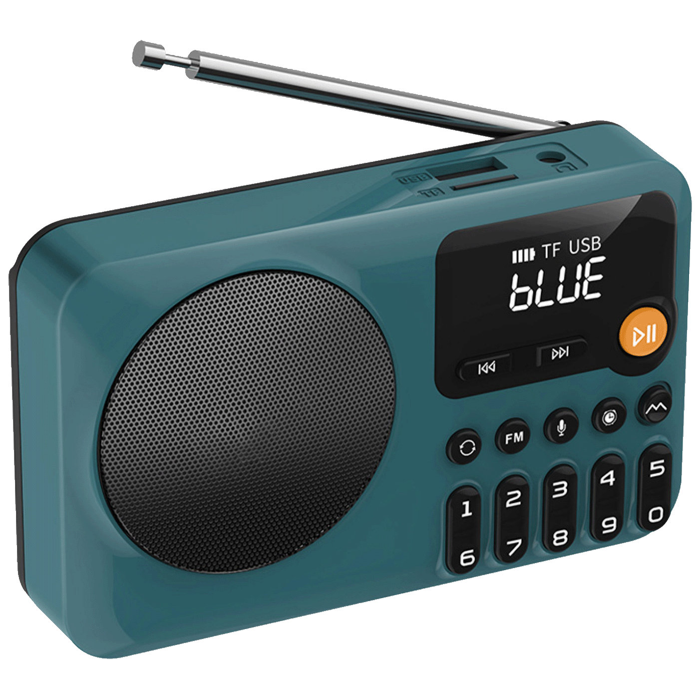 Zvučnik bežični, FM radio, Bluetooth, USB, TF Card