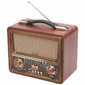 Retro radio + BT bežični zvučnik, FM, MP3, USB/microSD