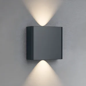 LED vanjska zidna svjetiljka IP65- crna