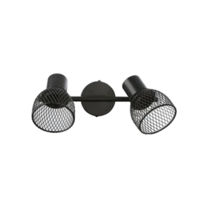 LED spot svjetiljka GM E27x2- crni