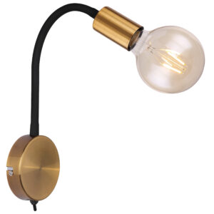Zidna lampa GB 1xE27- zlatna