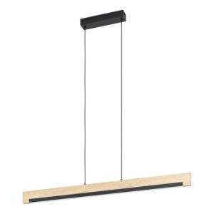 LED dimabilni luster Eglo 25W 3000K- metal/drvo