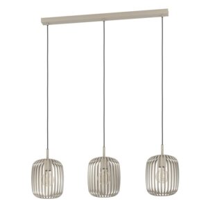 Luster metal Eglo 3xE27- bež