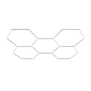 LED hexagon 160W 6500K- bijela